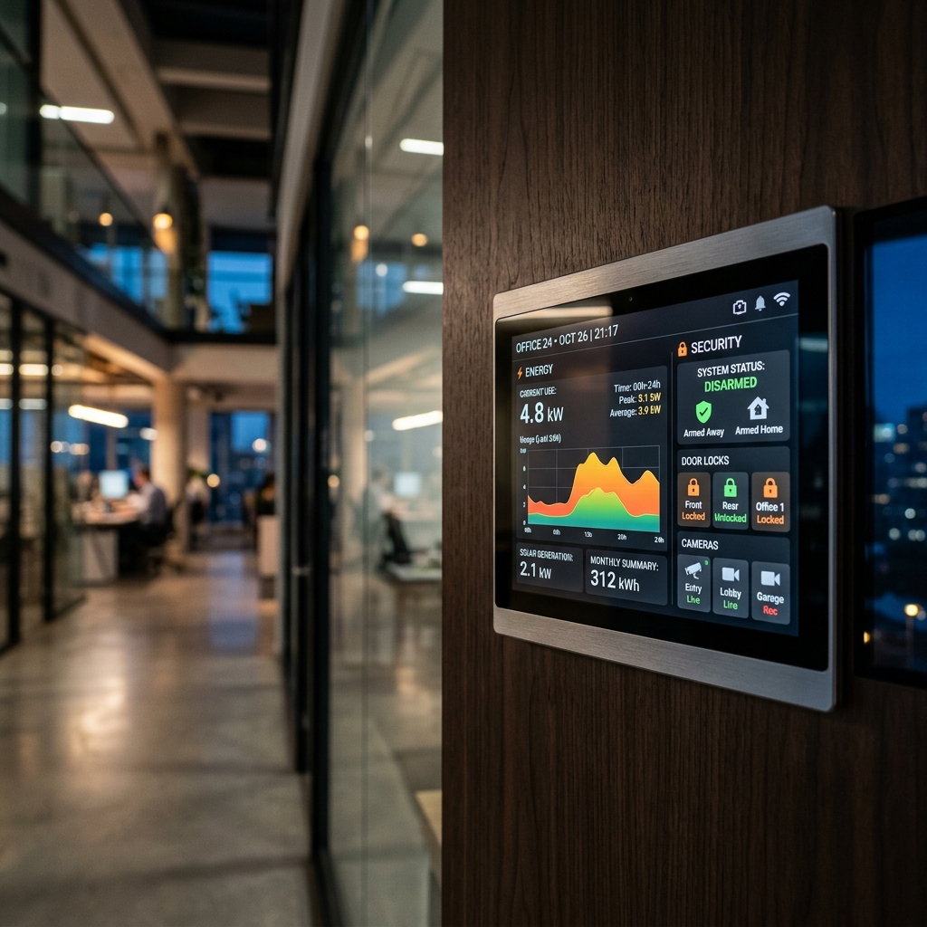 Smart Building automated energy monitoring console